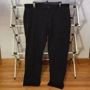 Haggar Action Khaki Black Pants